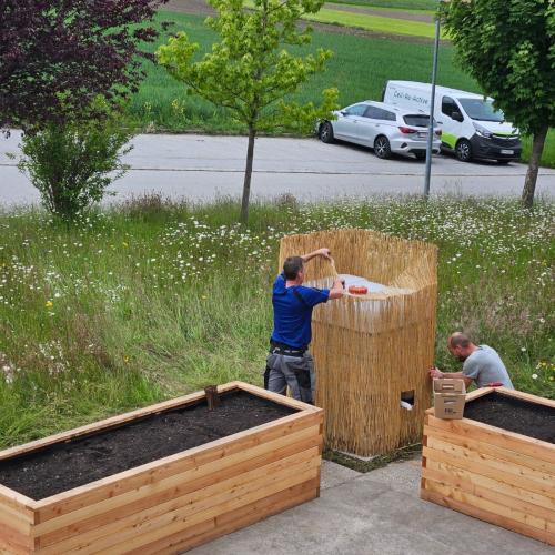 Verkleidung des Wassertanks