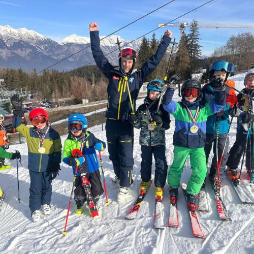 ... nach dem Schirennen