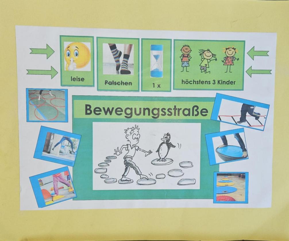 Bewegungsbaustraße